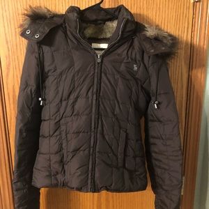 Abercrombie & Fitch faux fur lined jacket